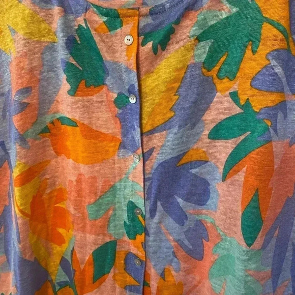 Joie Multicolor Abstract Print Top - Picture 4 of 10